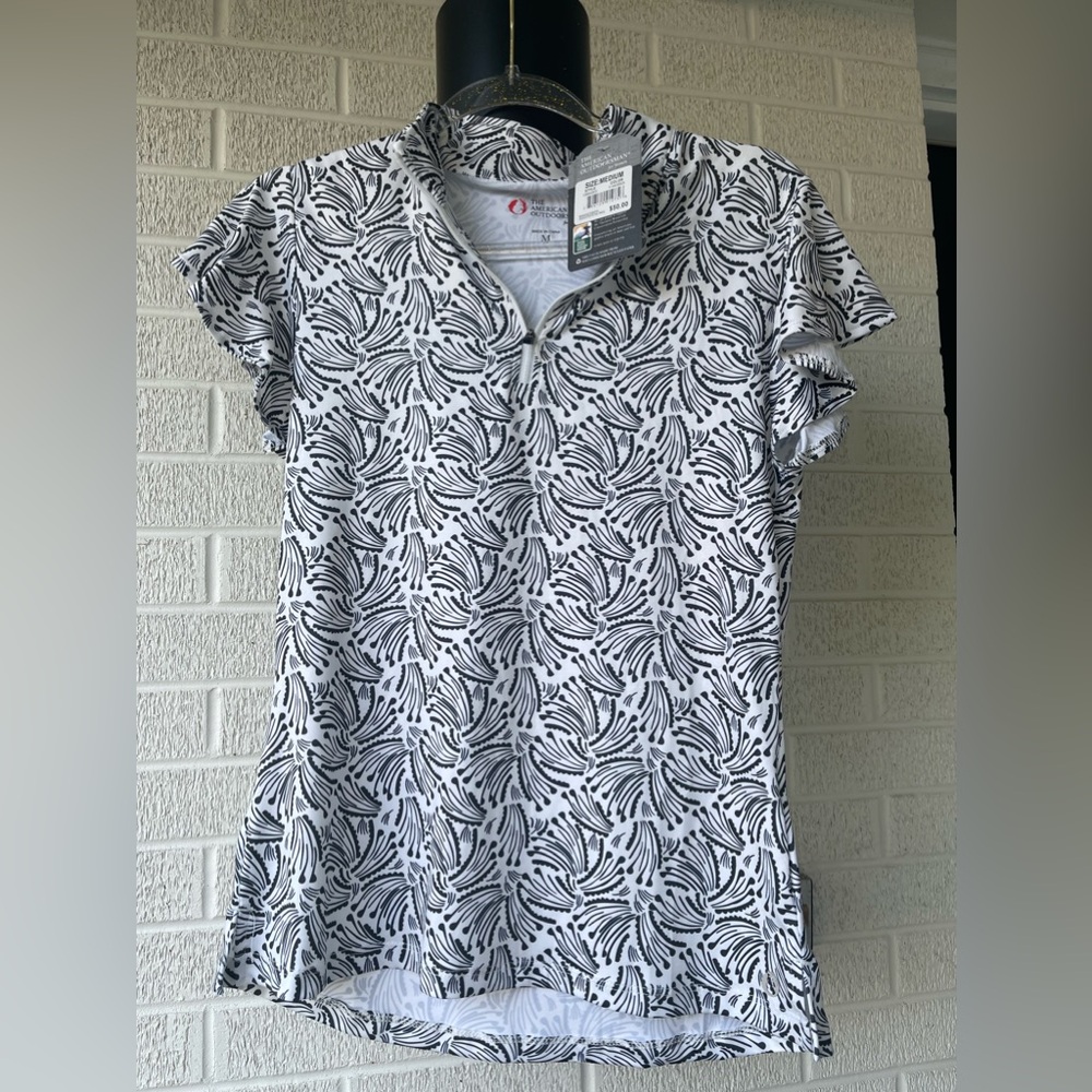 The American Outdoorsman for Women Sun Protected 1/4 zip Suntee New NWT Medium